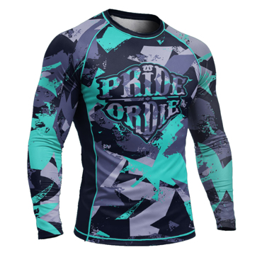PRIDE OR DIE reckless v2 RASHGUARD - grey